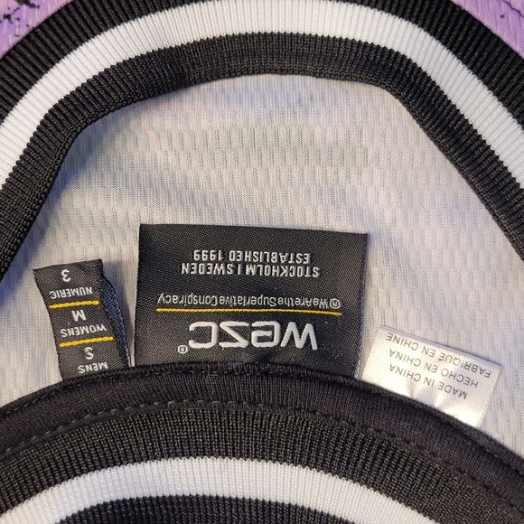 WESC ATHLETIC BASKETBALL TANK PARADISE LOST PURPLE UNISEX (men's S / Women's M) - Picture 6 of 11